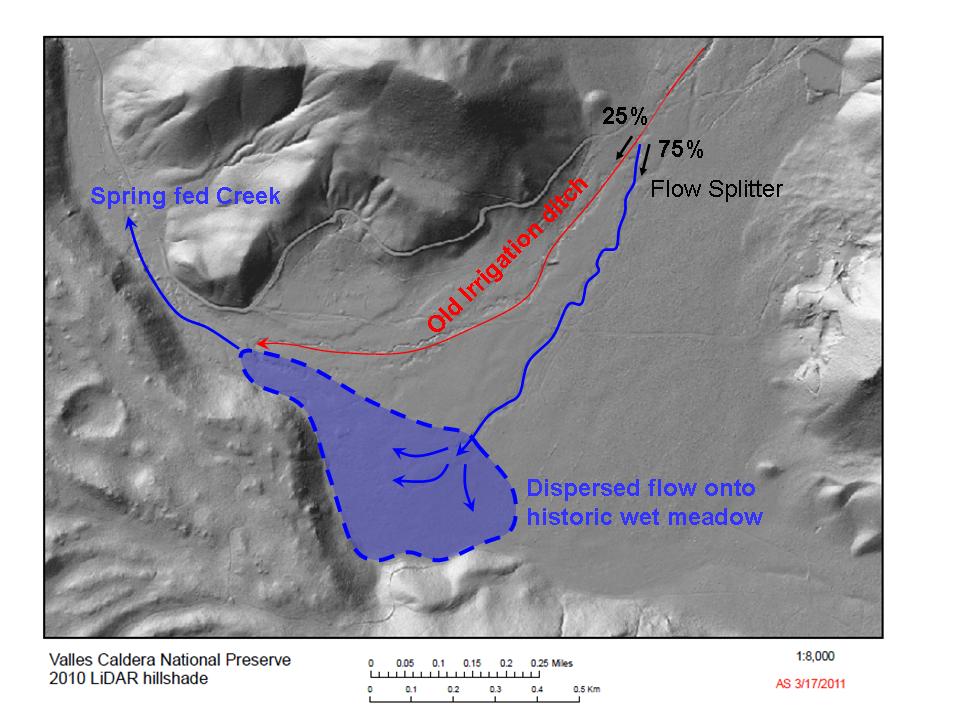 Valles Caldera LIDAR showing where work was done