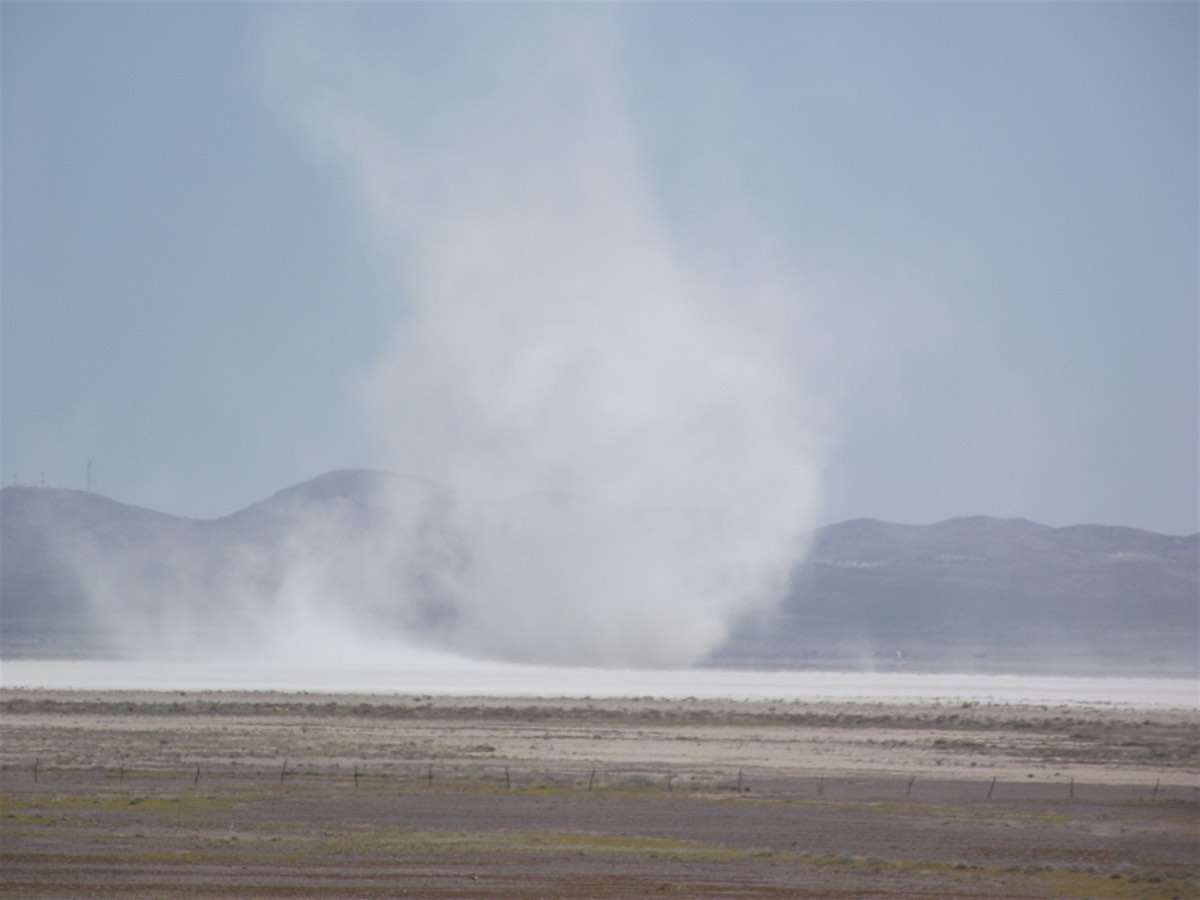 Dust Mitigation on the Lordsburg Playa - Dust storm