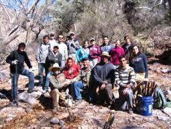 Rancho Esmeralda restoration workers and volunteers (photo by Nick Deyo)