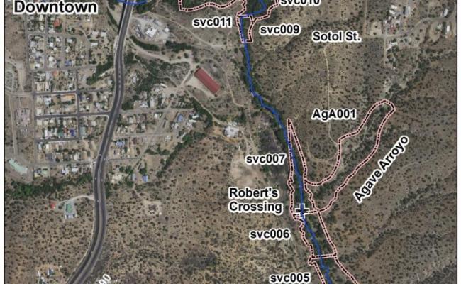 San Vicente Creek Stewardship Project Management Units Map